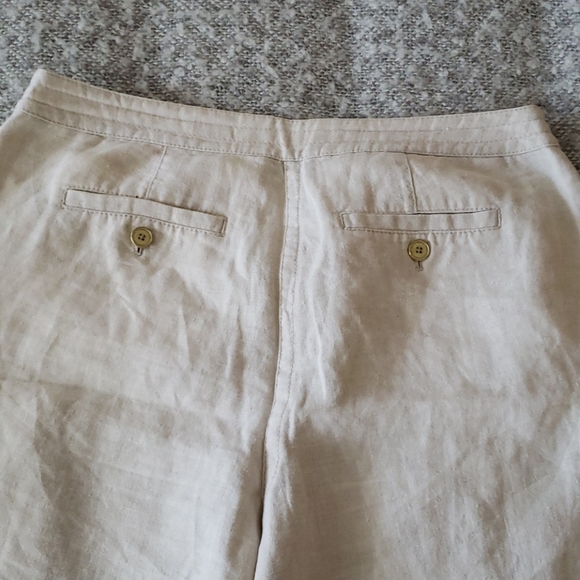 Liz Claiborne 100 linen wide leg 👖 - Picture 3 of 8